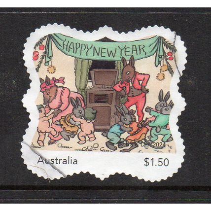 AUSTRALIA: BIB & BUB, 2024 GUMNUT BABIES, USED SELF-ADHESIVE MYSTAMP. 23/24