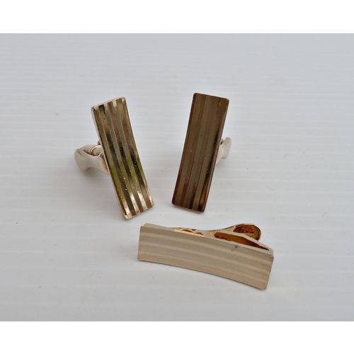 Vintage Stratton Cufflinks and Tie Clip