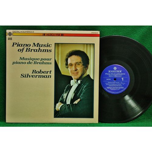 Robert Silverman - Piano Music of Brahms - MV 1028 - NM
