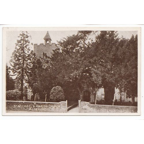St Michael's Parish Church Aldershot Hampshire Postcard