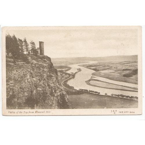 Valley of Tay from Kinnoull Hill Postcard 1904 Fair City Series