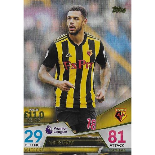 Match Attax Ultimate 2018/19 Cards: Watford - Forward, Gray (Andre)