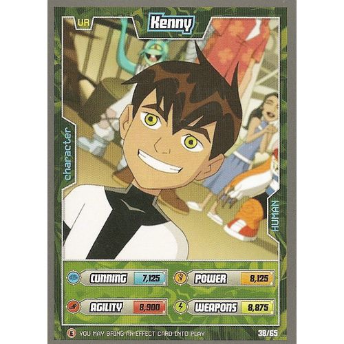 (Hatchette) Ben 10 Alien Adventures, UR - 38/65, Character - Human: Kenny