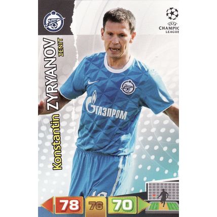 Adrenalyn XL Champions League 2011/2012 Konstantin Zyranov Zenit
