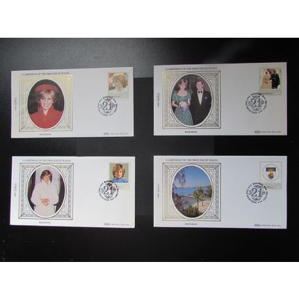 BENHAM BAH- 21ST BIRTHDAY OF THE PRINCESS OF WALES SMALL SILK SET 1982