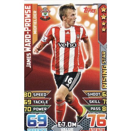 Match Attax 2015/2016 Extra R13 James Ward-Prowse Southampton
