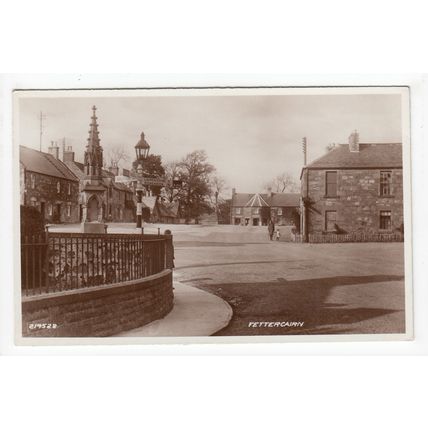 Street View Fettercairn Postcard RP Kincardineshire