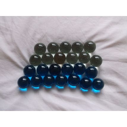 DECORATIVE NOT PLAY / MARBLES / BLUE AS SHOWN DECORATVE (10/10)