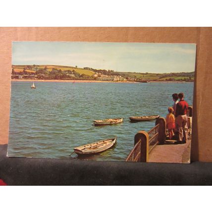 INSTOW from APPLEDORE, NORTH DEVON, used postcard 1979 pm =
