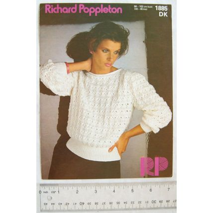 Vintage: Richard Poppleton 1885 sweater, DK, 81-102 cm, 33-40 inch