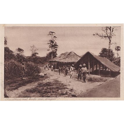 Rusthuis The Congo Moyongo Christian Missionary Antique African Postcard