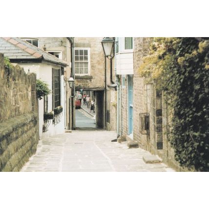 Berrys Passage At Christmas Snow Knaresborough Postcard