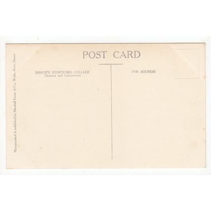 Cloisters & Laboratories Bishop's Stortford College Postcard Hertfordshire