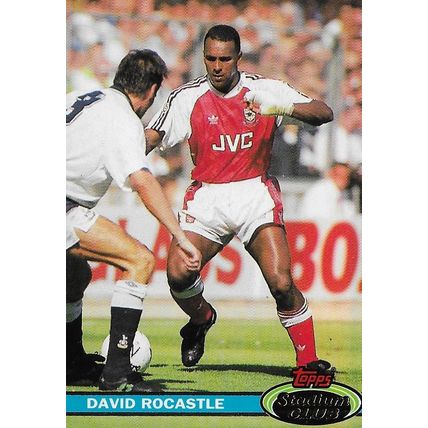 Topps Stadium Club 1992 Collection: Arsenal, Midfielder - Rocastle