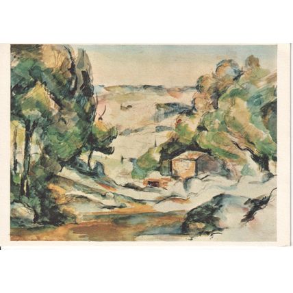 Unused Art Postcard - Landscape In Provence - Cezanne