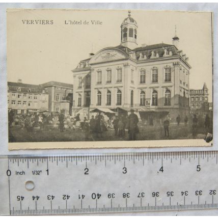 vintage postcard Verviers, Belgium, L'hotel de Ville