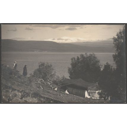Site for Scots Mission Church, Sea of Galilee, c.1940s - Matson RP Postcard