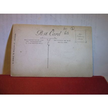 A WOMAN antique portrait photograph postcard by A. Cowie of Swindon =