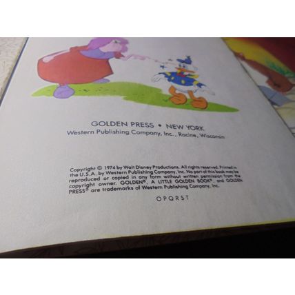 WINNIE The POOH & DONALD DUCK Little Golden Hardcover Books! 1965 & 1974! $10.00