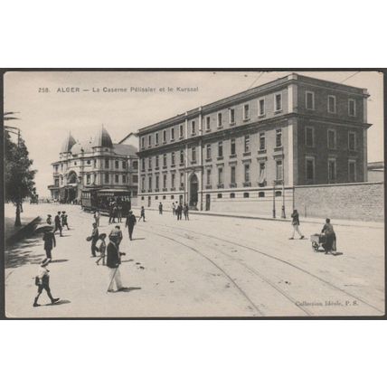 La Caserne Pélissier et le Kursaal, Alger, c.1905-10 - Idéale CPA PS258