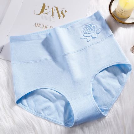 Pure Cotton High Waist Women's Panties Postpartum High Waist Belly Up Hips Plus