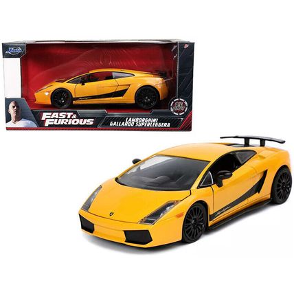 Lamborghini Gallardo Superleggera Yellow with Black Stripes "Fast & Furious" ...