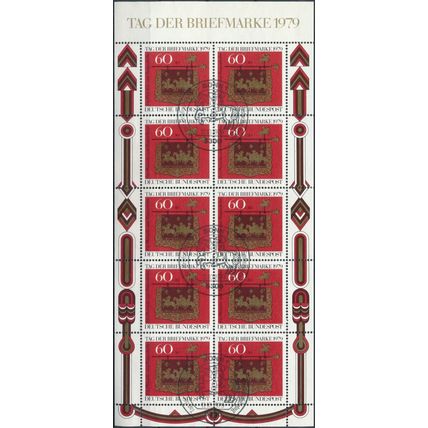 Stamp Day: Minisheet - West Germany 1979 - FDI H - MiNr 1023KB