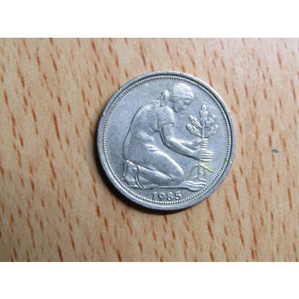 1985g 50 Pfennig Germany Coin