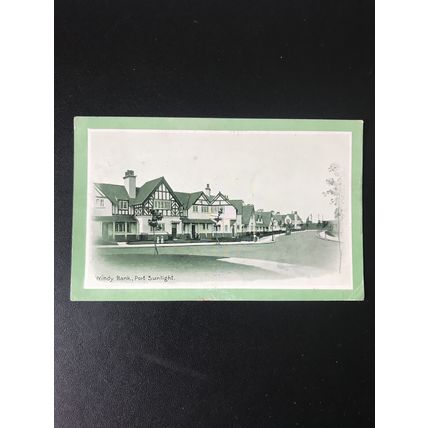 Port Sunlight Postcard Windy Bank by Lever Brothers Wirral USED 1909 GC