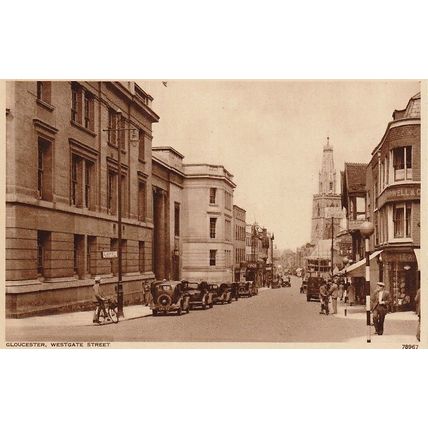 Gloucester, Westgate Street, by Photochrom