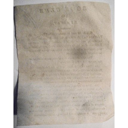 Book Club at Newbury (England) Regulations Ex Libris Bookplate