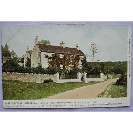 pre 1918 postcard Rose Cottage, Amberley