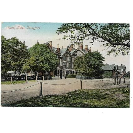 Forest Hotel, Chingford, Essex, Postcard.