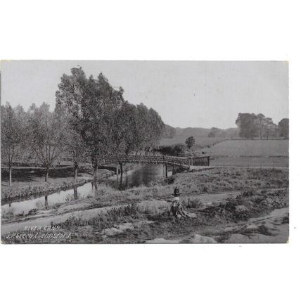 River Cann, Chelmsford, Essex, RP Postcard.