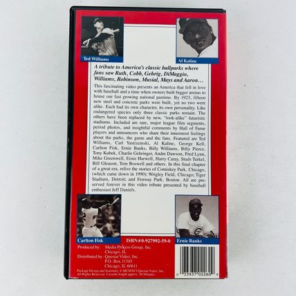 Baseball - America's Classic Ballparks VHS Video Tape