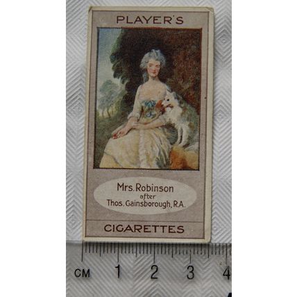 1914 Players Bygone Beauties No 18 Mrs. Robinson, Perdita by Thomas Gainsborough