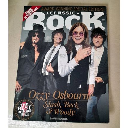 CLASSIC ROCK # 127 : HIGH VOLTAGE ROCK 'N' ROLL : JAN 2009 with card outer :