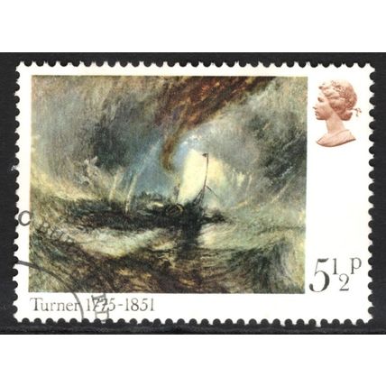 GREAT BRITAIN 1975: BIRTH BICENTENARY JMW TURNER - 5½p USED (G9)