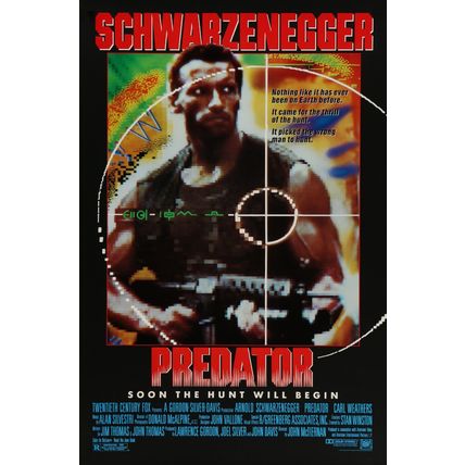 Predator - poprawiony i usunięte śmieci Poster Canvas Movie Film Print A0 A1 A2