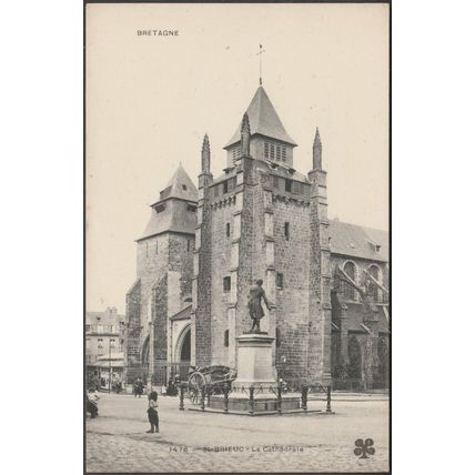 La Cathédrale, Saint-Brieuc, c.1905-10 - Maurice Tesson CPA MTIL1478