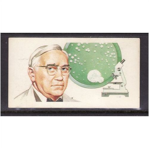 Brook Bond Famous People Sir Alexander Fleming Card No 33 Mint