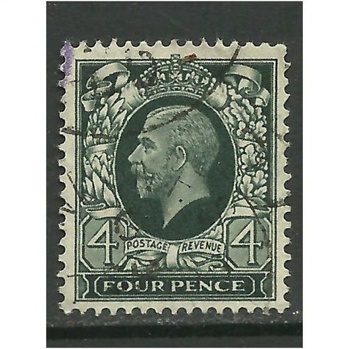 GB 1935 KGV 4d Grey Green SG 445 (D69