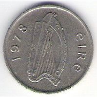 IRLANDE 5 Pence 1978