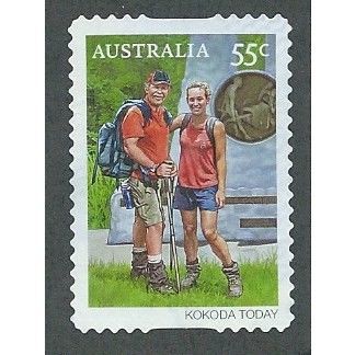 AUS 2010 55c (S/A) 'KOKODA - TODAY' FINE USED (EBID35-972)