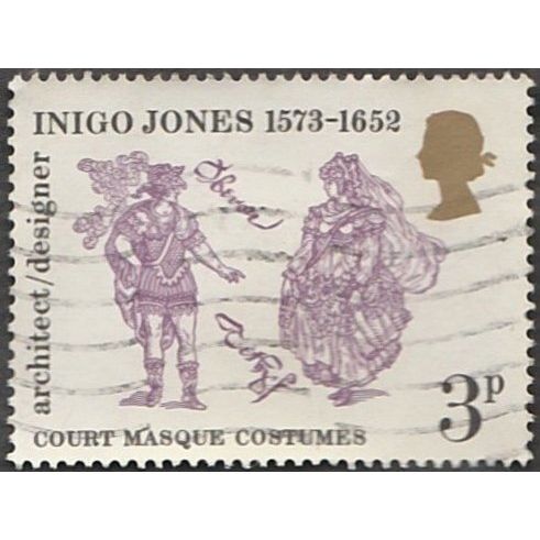 1973 400th Birth Anniversary of Inigo Jones. 3p. Court Masque Costumes.Fine used
