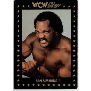 WCW CHAMPIONSHIP MARKETING ' RON SIMMONS ' card # 70 (1991)