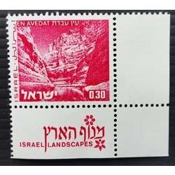 1971 Landscapes SG499 MNH corner + tab