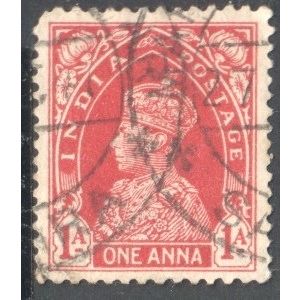 India 1937 - SG 250 - KGV1 1a red - used 6