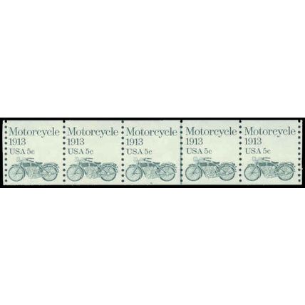 1899 5c Motorcycle Fine MNH Dry Gum PNC 4/5 P0524