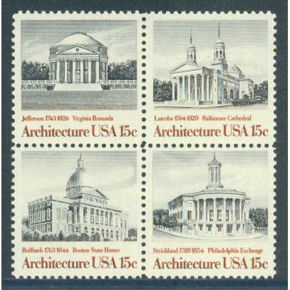 1779-1782 15c Architecture Fine MNH MA0743